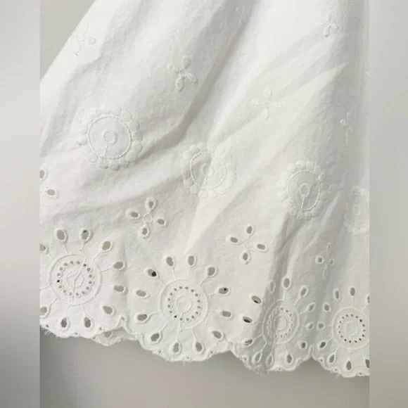 Anthropologie Maeve Sleeveless Eyelet Romper - Picture 9 of 12